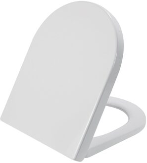 Wiesbaden Toiletzitting Wiesbaden Vesta Soft Close tbv Wandcloset 52 cm Mat Wit