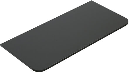 Wiesbaden Topblad Wiesbaden Novira 100x48 cm Afgeronde Hoeken Mat Zwart
