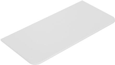 Wiesbaden Topblad Wiesbaden Novira 120x48 cm Afgeronde Hoeken Mat Wit