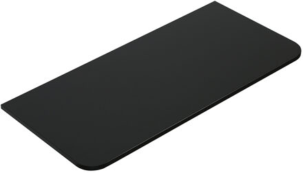 Wiesbaden Topblad Wiesbaden Sulora 120x48 cm Afgeronde Hoeken Mat Zwart