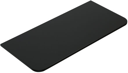Wiesbaden Topblad Wiesbaden Sulora 80x48 cm Afgeronde Hoeken Mat Zwart