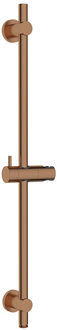 Wiesbaden UniMatch Glijstang met Wateraansluiting - 76.5cm - Brons Koper PVD