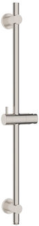 Wiesbaden UniMatch Glijstang met Wateraansluiting - 76.5cm - Geborsteld Staal PVD