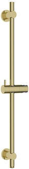 Wiesbaden UniMatch Glijstang met Wateraansluiting - 76.5cm - Messing PVD