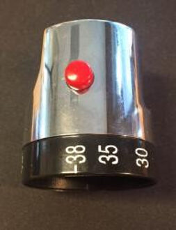 Wiesbaden Universal losse thermostaat knop chroom