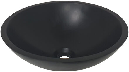 Wiesbaden Valerie Waskom - Ronde Opzetwastafel - 43x13 cm - Mat Zwart