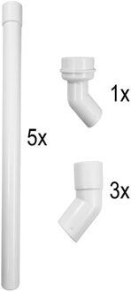 Wiesbaden Valpijp Wiesbaden Modulair Voor Hooghangend Reservoir 32/50 mm