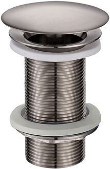 Wiesbaden Vaste Waste Wiesbaden Caral Verlengd 5/4" Geborsteld Staal RVS