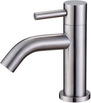 Wiesbaden Verona RVS toiletkraan 1/2 gebogen uitloop