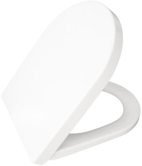 Wiesbaden Vesta Toiletzitting - Softclose en Quick Release - Glans Wit