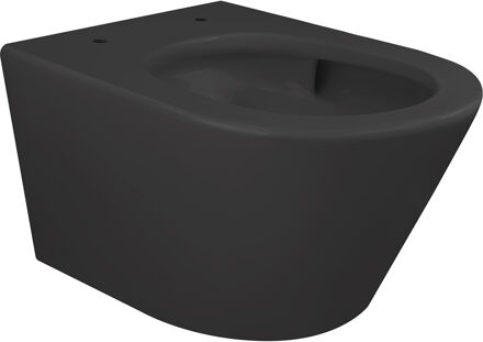 Wiesbaden Vesta Tornado Flush Wandcloset Rimless - Mat Zwart