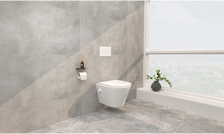 Wiesbaden Vesta Wandcloset Rimless met Bidetkraan - Warm/Koud Water - met Flatline Toiletzitting - Mat Wit