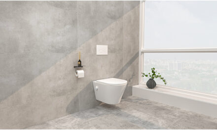 Wiesbaden Vesta Wandcloset Rimless met Bidetkraan - Warm/Koud Water - met Shade Slim Toiletzitting - Glans Wit