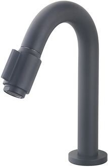 Wiesbaden Victoria Fonteinkraan - Toiletkraan - Koudwaterkraan - 1/2 - Mat Zwart