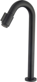 Wiesbaden Victoria Fonteinkraan - Toiletkraan - Koudwaterkraan - XL - 1/2 - Mat Zwart