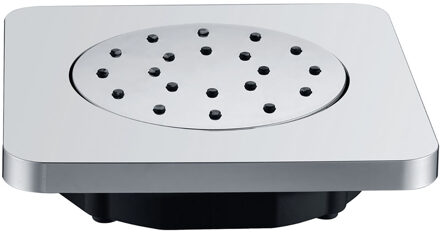 Wiesbaden Vierkante Verstelbare Inbouw Zijdouche 135x135mm - Chroom