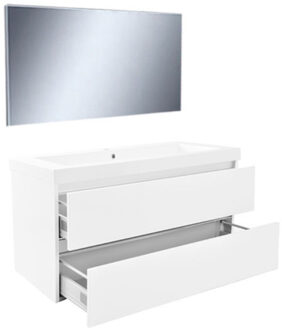 Wiesbaden Vision Badkamermeubelset - 100 cm - Wit