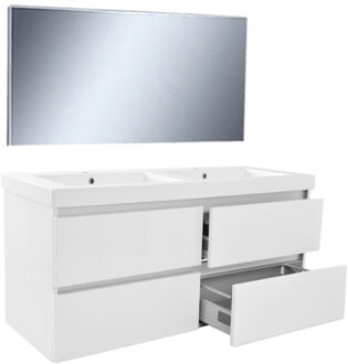 Wiesbaden Vision Meubelset Inclusief Spiegel - 120cm - Wit
