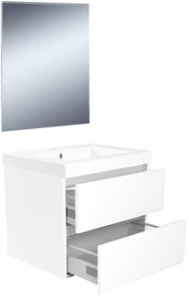 Wiesbaden Vision Meubelset Inclusief Spiegel - 60cm - Wit