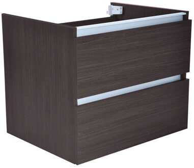 Wiesbaden Vision Onderkast Met 2 Laden - 60x46cm - Houtnerf Grijs