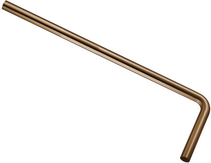 Wiesbaden Vloerbuis 75x22 cm Geborsteld Brons Koper