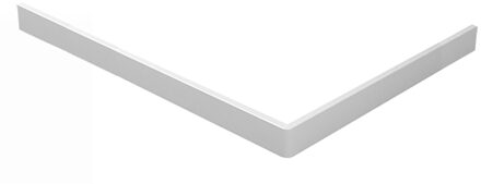 Wiesbaden Voorzetpaneel met Poten voor Douchebak - 120x90x4cm - Glans Wit