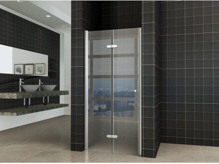 Wiesbaden Vouwdeur Wiesbaden 100 x 2020 links 8 mm NANO glas t.b.v. Nis