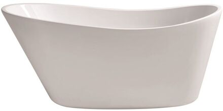 Wiesbaden Vrijstaand ligbad Trapeze acryl 170 x 77 + waste wit