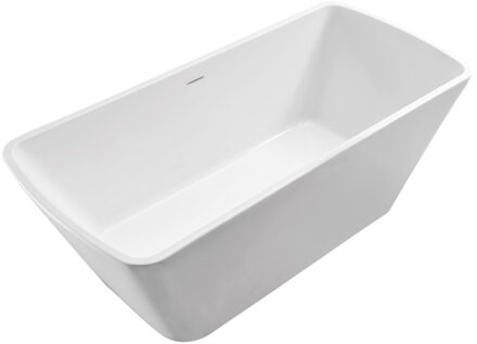 Wiesbaden Vrijstaand ligbad Wiesbaden Design Larx, 170 x 78 cm inclusief poten en badoverloop