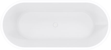 Wiesbaden Vrijstaand ligbad Wiesbaden Libero 178 x 80 cm + waste Mat Wit