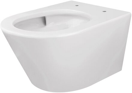 Wiesbaden Wandcloset Vesta Rimless Tornado Flush Glans Wit