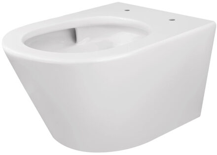 Wiesbaden Wandcloset Vesta Rimless Tornado Flush Glans Wit