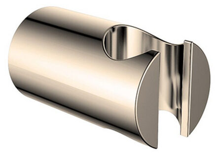 Wiesbaden Wandhanddouchehouder - Geborsteld Staal