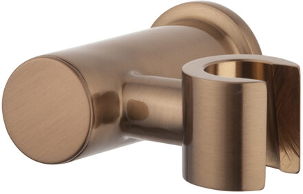 Wiesbaden Wandhanddouchehouder - Kantelbaar - Geborsteld Brons Koper