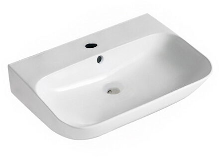 Wiesbaden Wastafel Wiesbaden Finta 65.5 x 42 x 16.5 cm Keramiek Glans Wit