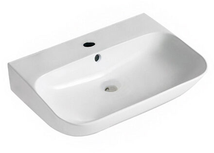 Wiesbaden Wastafel Wiesbaden Finta 65.5 x 42 x 16.5 cm Keramiek Glans Wit