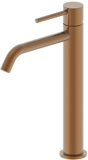 Wiesbaden Wastafelkraan Hoog Wiesbaden Style XL Geborsteld Brons Koper