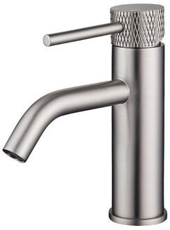 Wiesbaden Wastafelkraan Wiesbaden Ribbd Opbouw Mengkraan RVS