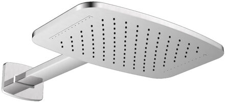 Wiesbaden Waterval Hoofddouche met Doucheram - 40x25cm - Chroom