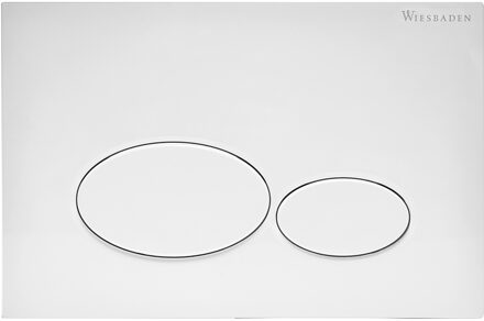 Wiesbaden X32 Drukplaat voor Inbouwreservoir - Mat Wit