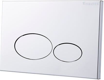 Wiesbaden X32 Metal Drukplaat voor Inbouwreservoir - Chroom