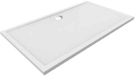 Wiesbaden Xellanz Compo acryl douchebak 160 x 90 x 4 cm. rechthoek - Wit