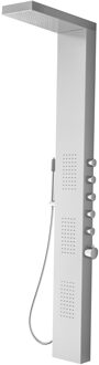 Wiesbaden Xellanz Ohio Thermostatische Douchekolom - Douchepaneel - Douchezuil - 158x20cm - RVS