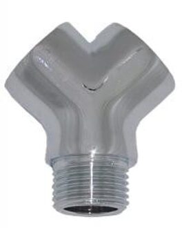 Wiesbaden y-stuk 1/2 bi. x bu. x bi, chroom