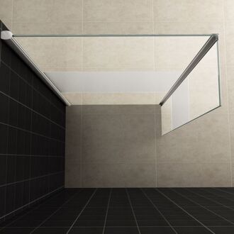 Wiesbaden Zijwand + hoekprofiel Wiesbaden met satinband 35 x 200 cm