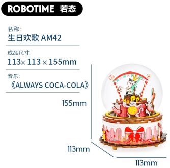 Wifey Diy Muziekdoos Muziekdoos Handgemaakte Vrouwelijke Houten Puzzel Creatieve Decoratie Speelgoed MJ71402