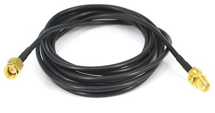 Wifi Antenne Verlengkabel RP-SMA Male Naar RP-SMA Vrouwelijke Rf Connector Adapter RG174 2M