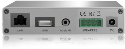Wifi-Audio Versterker Aquasound Airplay + DLNA 30 Watt Zilver Aquasound