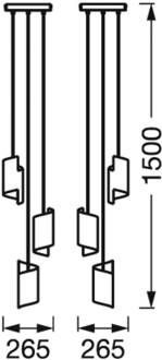 WiFi Decor Twist hanglamp wit wit, goud