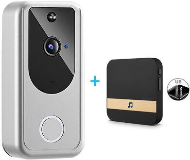 Wifi Deurbel Smart Home Draadloze Telefoon Deurbel Camera Beveiliging Video Intercom 1080P Hd Ir Nachtzicht Voor Appartementen US plug